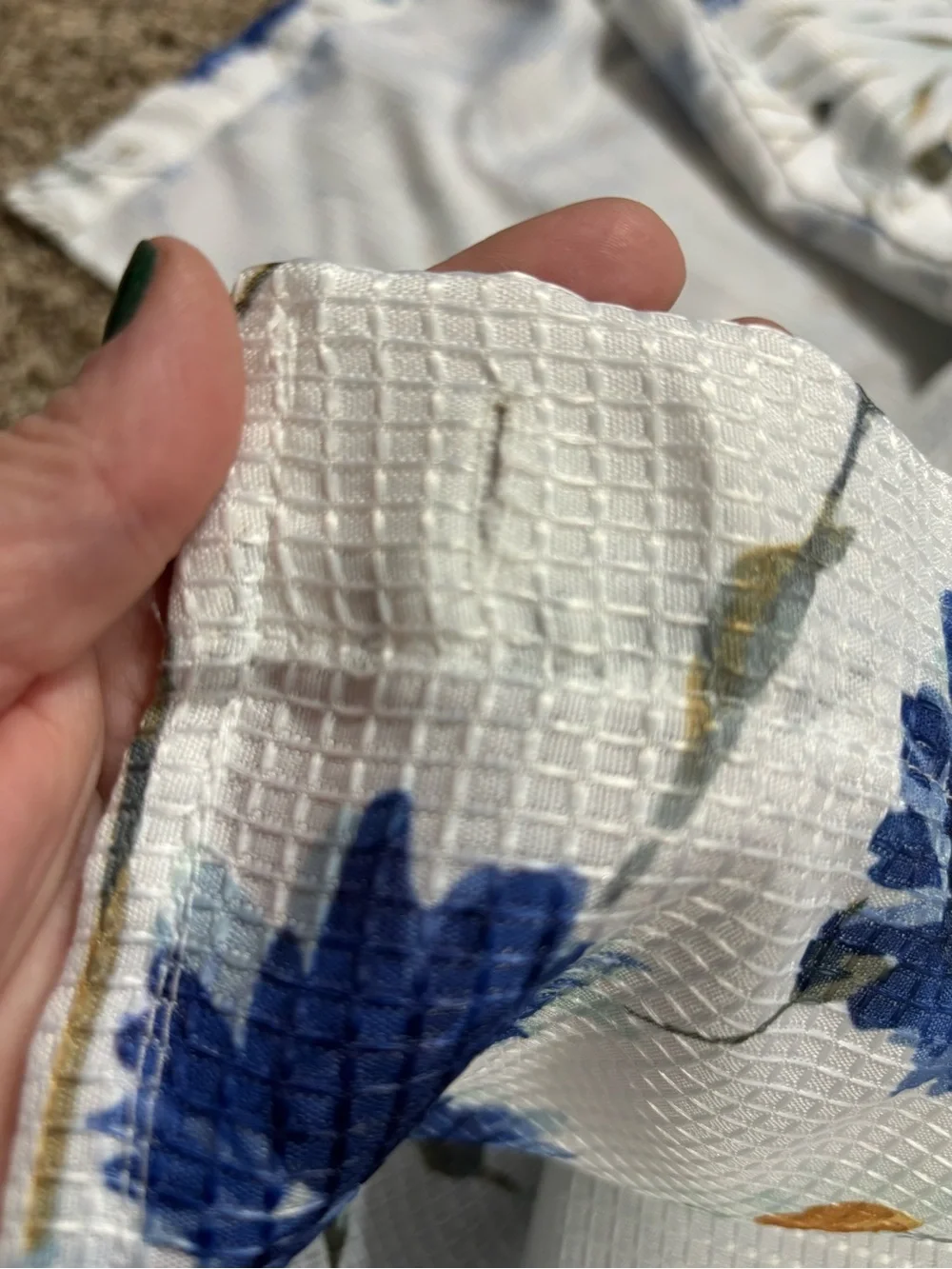 N/A waffle weave